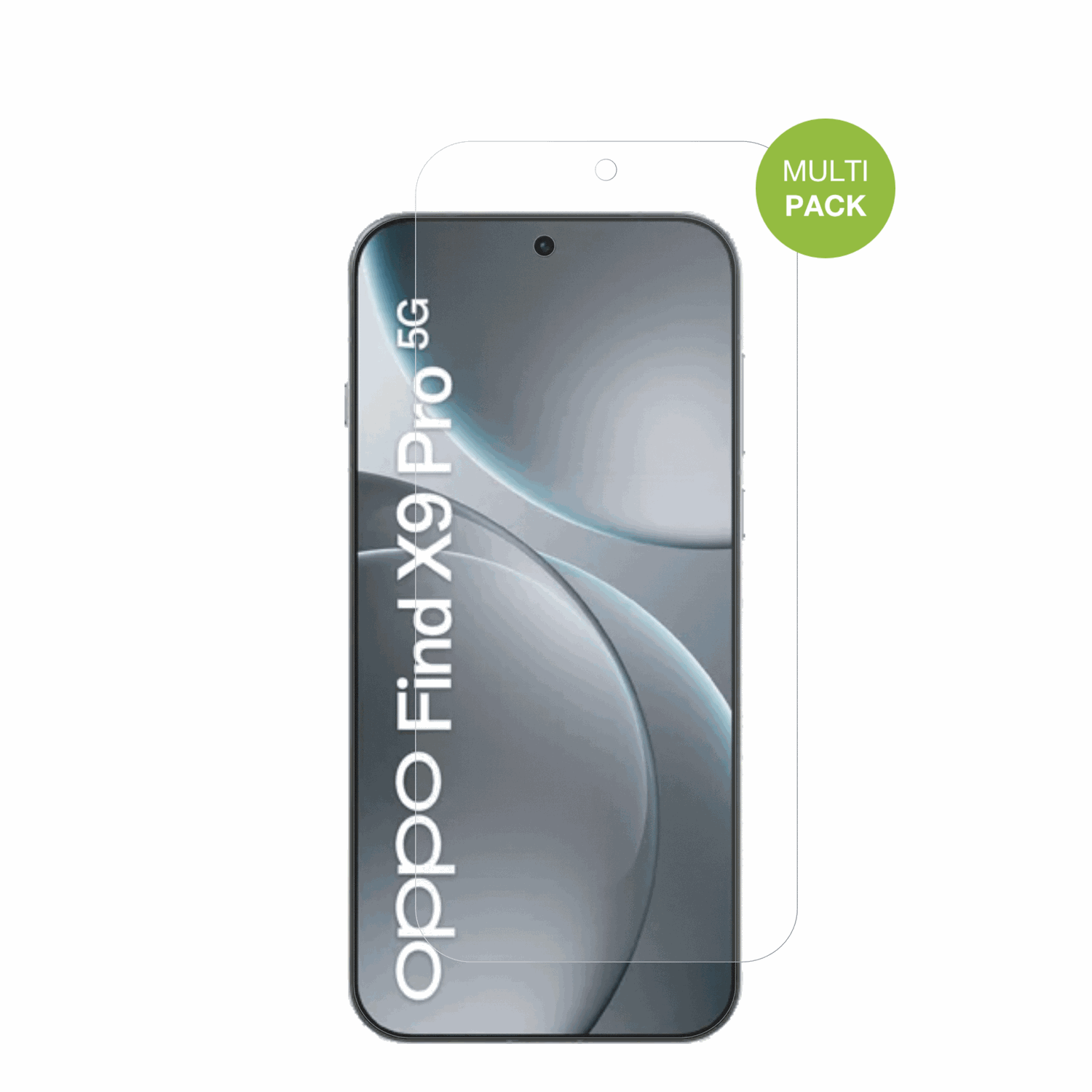 oppofind x9 pro mit aufgebrachter dipos Displayschutzfolie, die lästige Fingerabdrücke minimiert