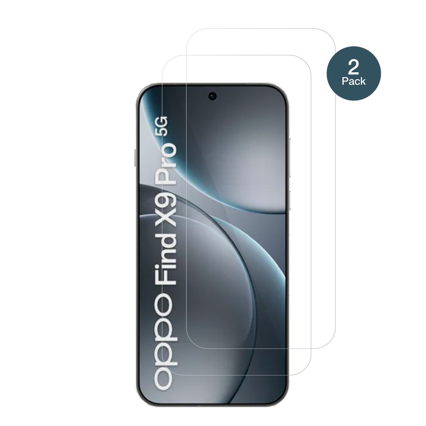 oppofind x9 pro mit aufgebrachter dipos Flex Schutzfolie, glasklare Darstellung ohne Einschränkungen