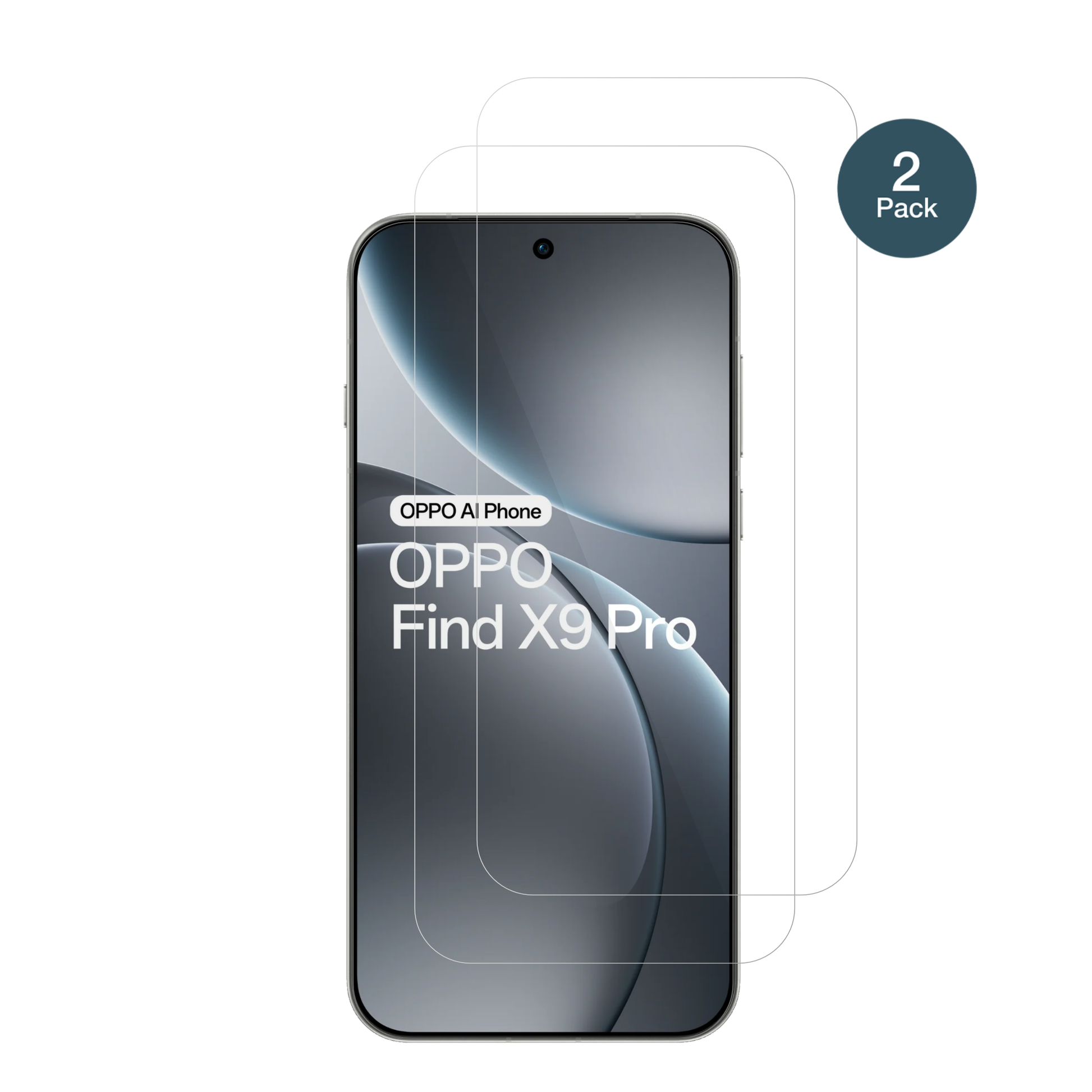 oppofind x9 pro 5g mit aufgebrachter dipos Flex Schutzfolie, glasklare Darstellung ohne Einschränkungen