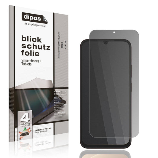 Blickschutzfolie für Oppo K14 Lite matt Schutzfolie Privacy