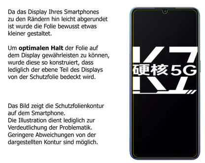 Schutzfolie mit optimaler Passform, zur Verwendung mit Hüllen geeignet