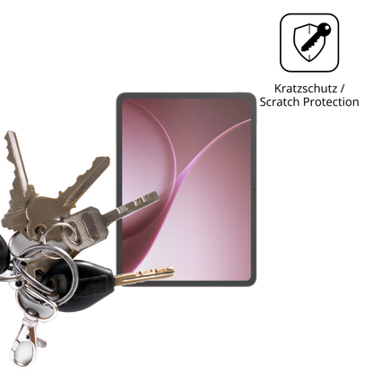 Schutz gegen Kratzer auf dem Oppo Pad Air5 Glas durch Schlüssel oder Ähnliches