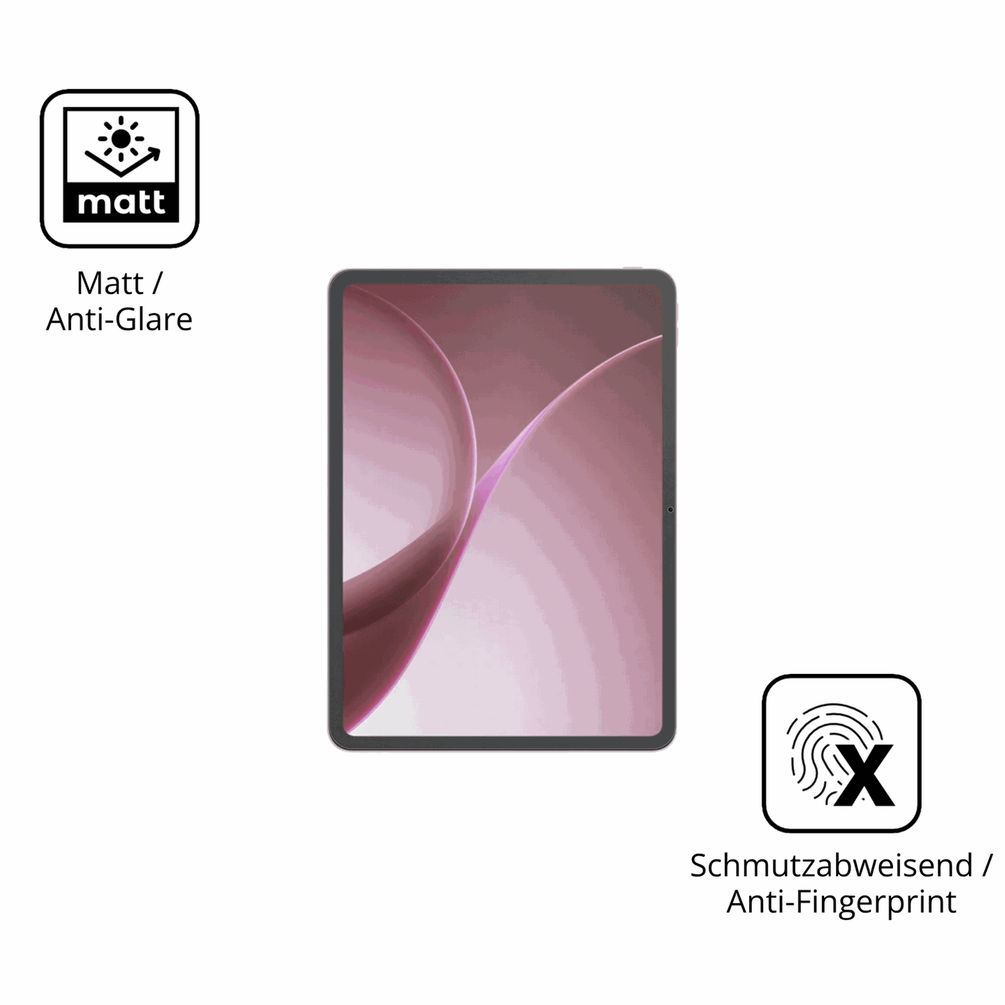9H Hartbeschichtete, flexible Folie passend zugeschnitten für Oppo Pad Air5