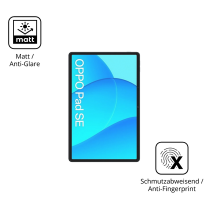Dünne und entspiegelnde Folie passend zugeschnitten für Oppo Pad Se 11 Zoll