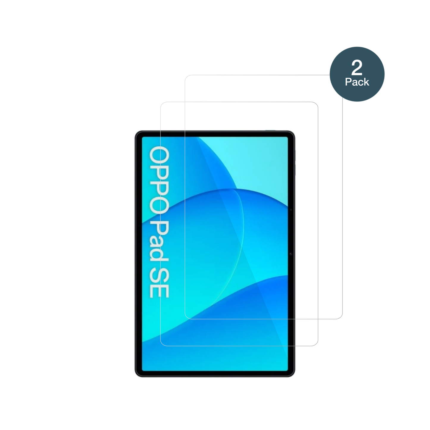 OppoPad Se 11 Zoll mit aufgebrachter dipos Flex Schutzfolie, glasklare Darstellung ohne Einschränkungen