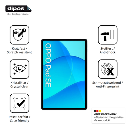 Displayschutz hergestellt in Deutschland, höchste Qualität made in Germany