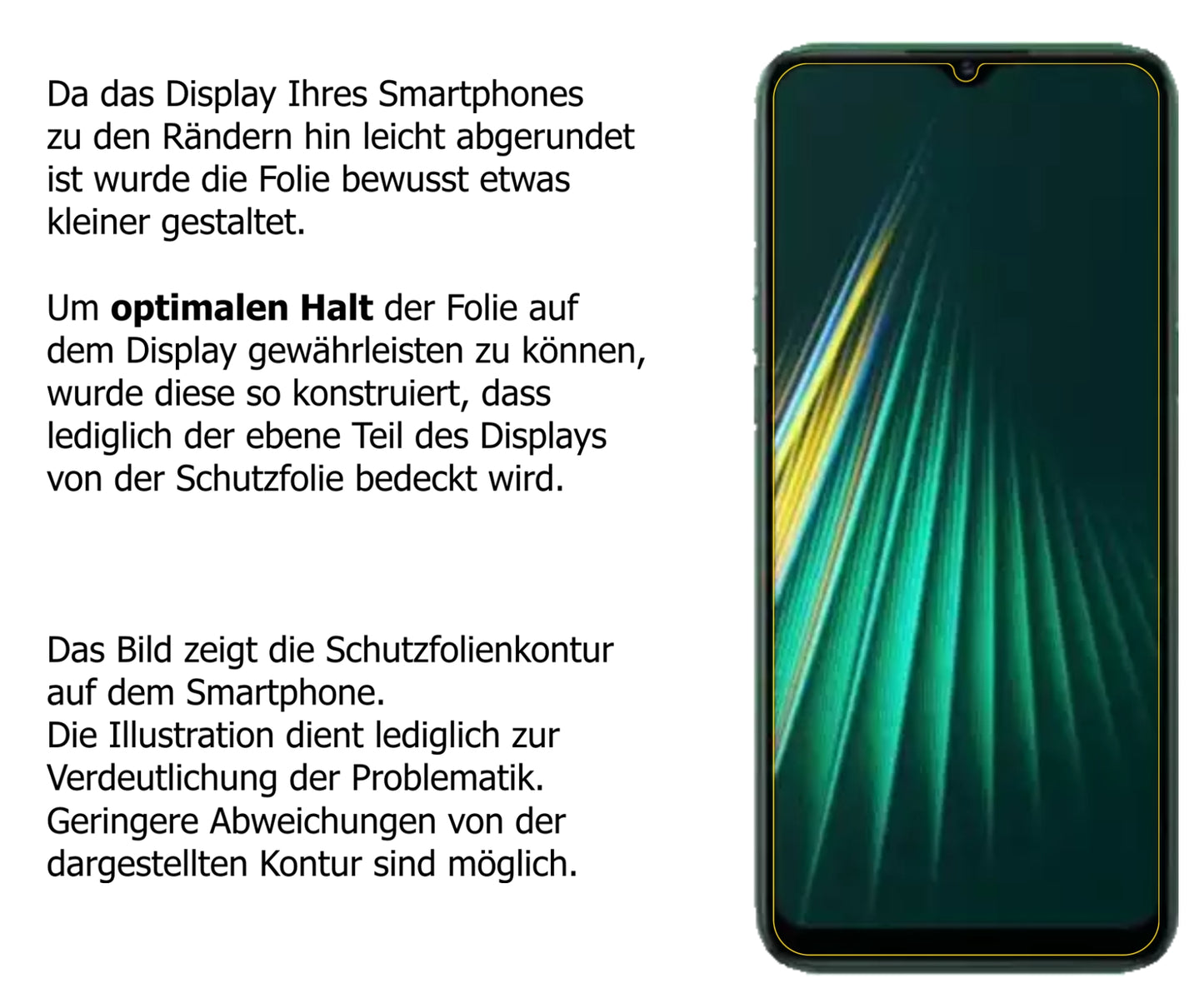 2x Schutzfolie klar für Oppo Realme Narzo 10A Display-Schutzfolie