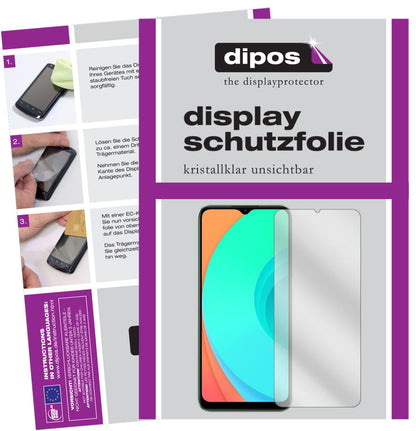 6x Schutzfolie klar für Oppo Realme C11 Display-Schutzfolie