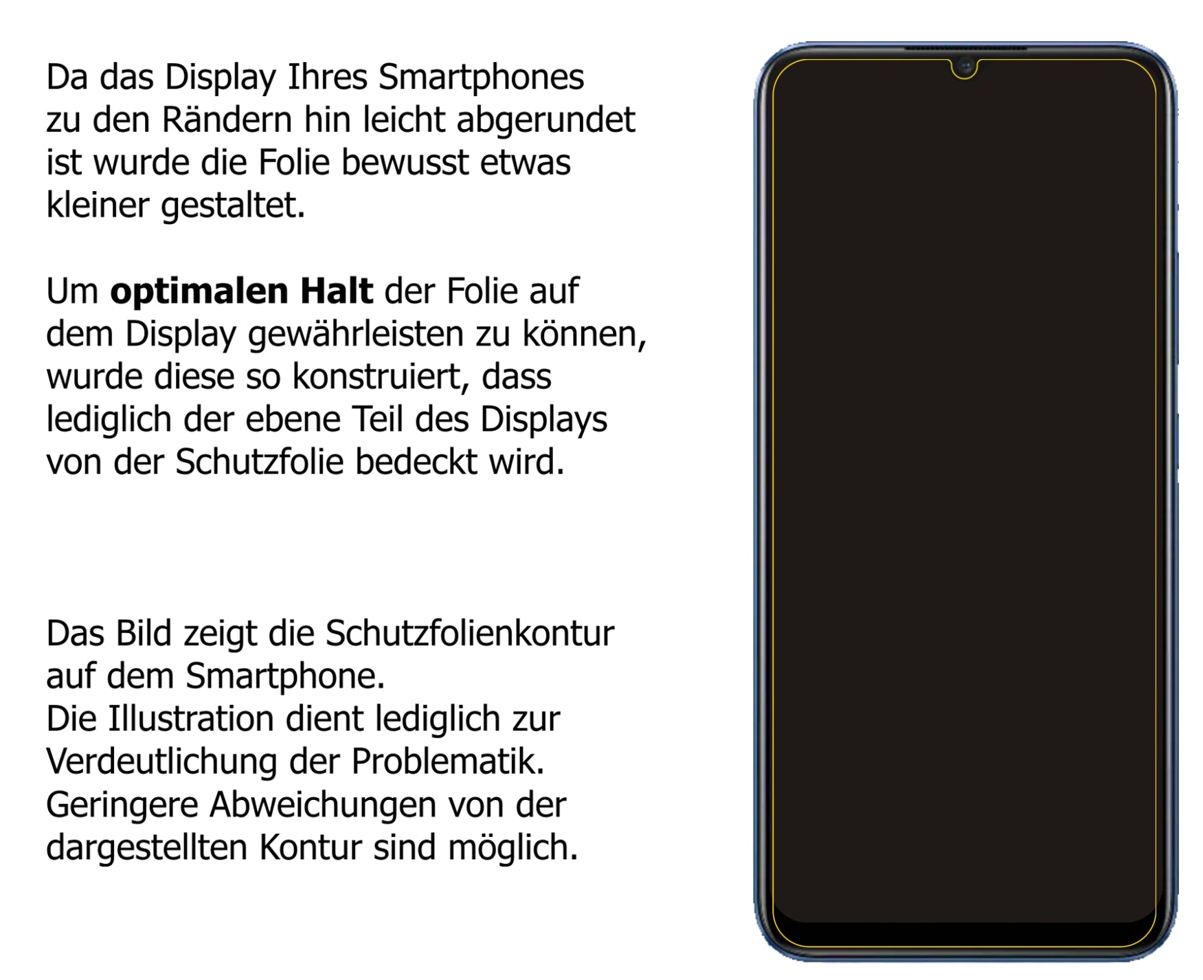 Privatsphäre-Schutz durch Sichtschutz-Folie passend zugeschnitten für Oppo Realme C12