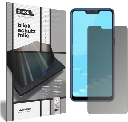 Blickschutzfolie für Oppo Realme C1 (2019) matt Schutzfolie Privacy