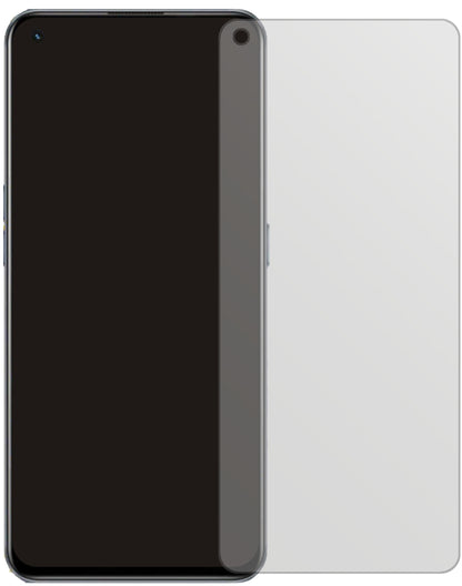 OppoRealme GT Neo Flash mit aufgebrachter dipos Displayschutzfolie, die lästige Fingerabdrücke minimiert