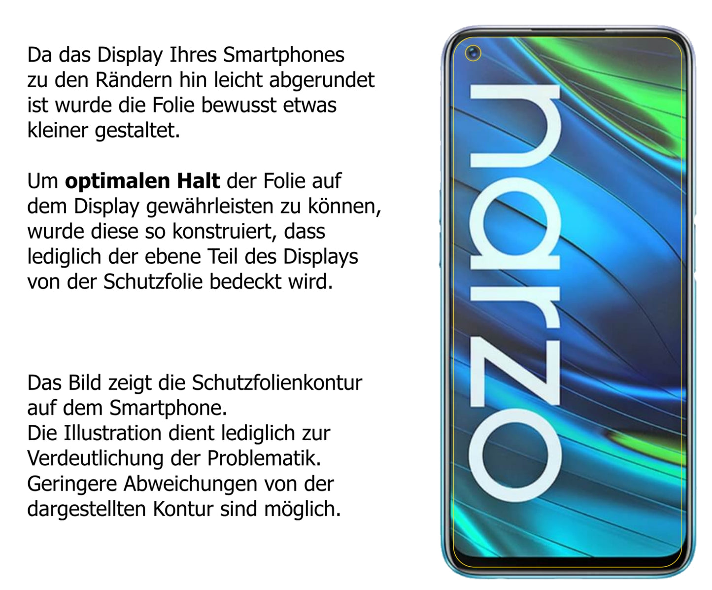 4x Schutzfolie matt für Oppo Realme Narzo 20 Pro Display-Schutzfolie