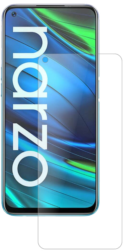 1x 9H Schutzfolie matt für Oppo Realme Narzo 20 Pro Panzerfolie