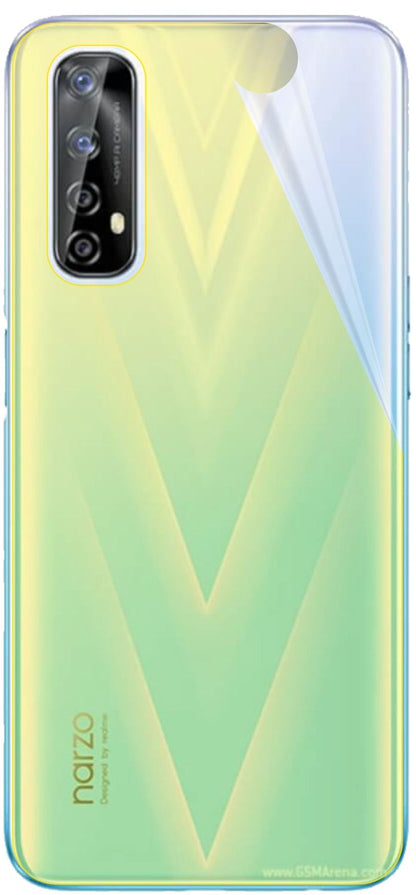 3x 3D Full Cover Schutzfolie für Oppo Realme Narzo 20 Pro Rückseite