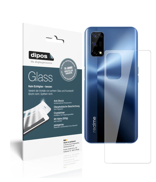 Perfekte Passform und ultimative Qualität: Unser 9H Panzerglas bietet Schutz für Oppo-Realme V5 5G Rückseite