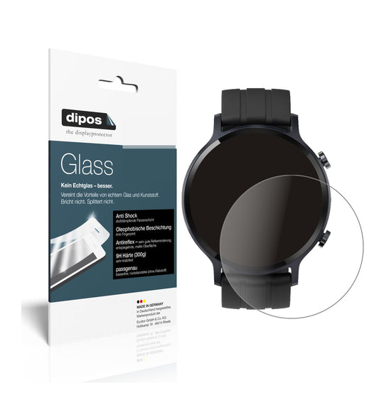 1x 9H Schutzfolie matt für Oppo Realme Watch S Panzerfolie