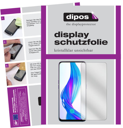 6x Schutzfolie klar für Oppo Realme X Master Edition Display-Schutzfolie