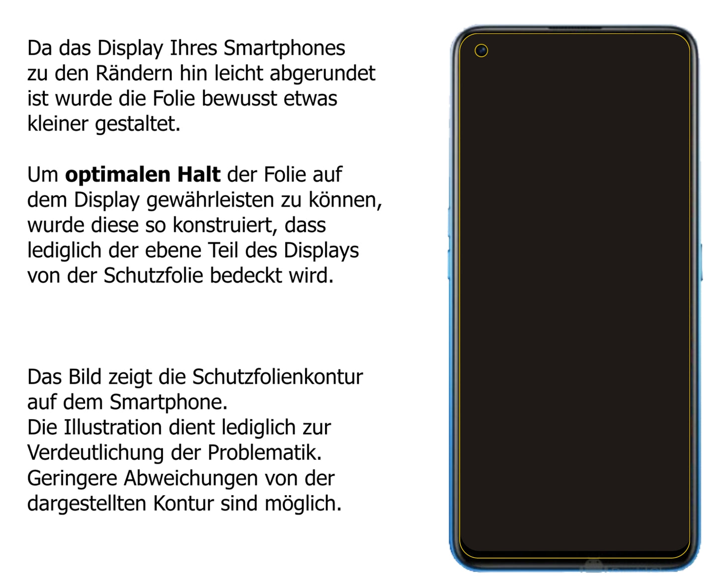 dipos Displayschutz für Oppo Realme X7 Pro 5G, mattierte Oberfläche, robuste Festigkeit und perfekte Passform