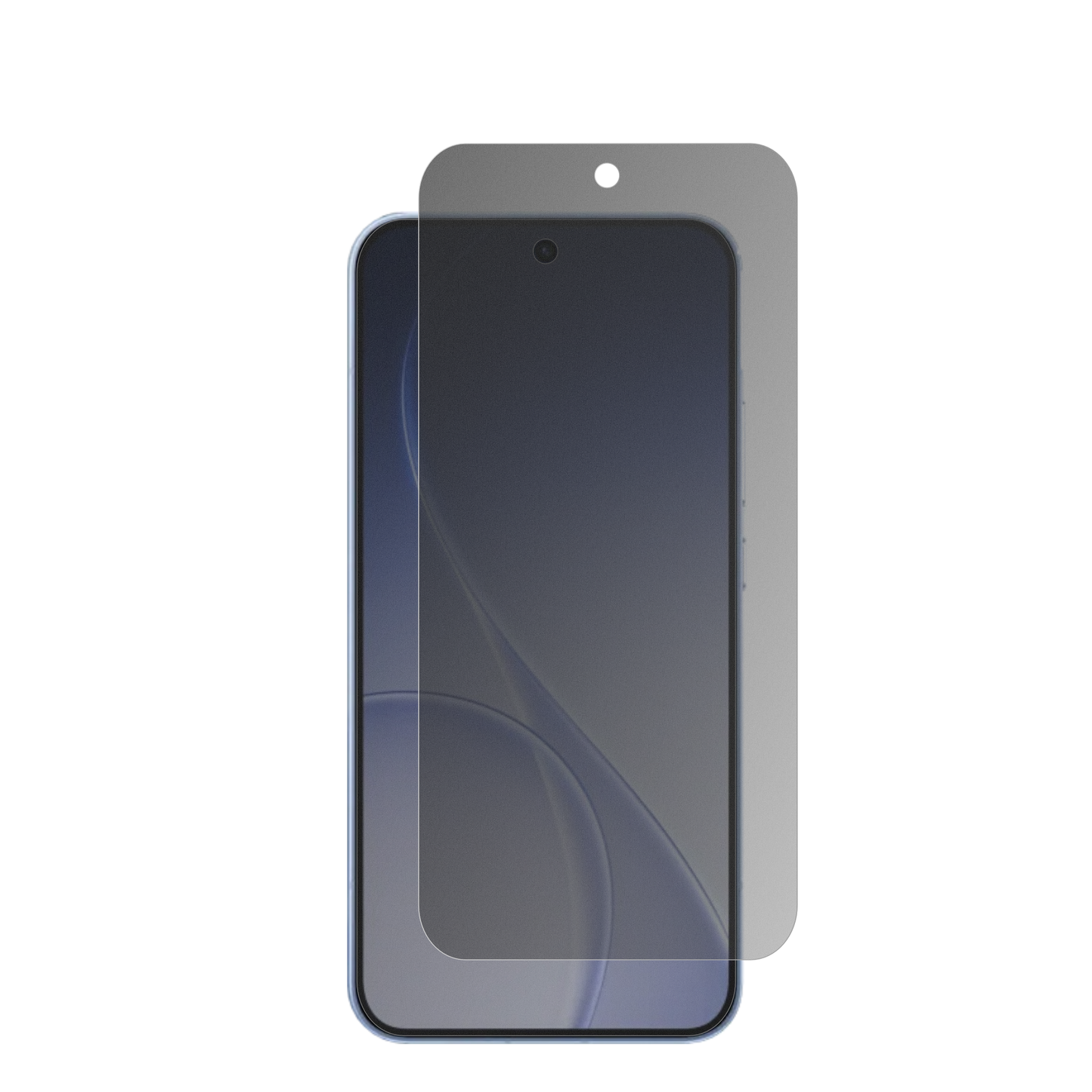 OppoReno15c mit aufgebrachtem dipos Displayschutz, der seitliche Einblicke blockiert