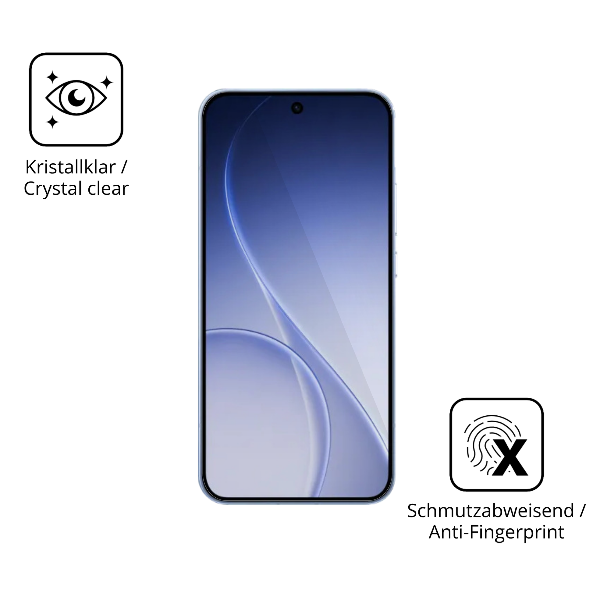 Flexible TPU-Folie passend zugeschnitten für Oppo Reno15c, vollständige Abdeckung
