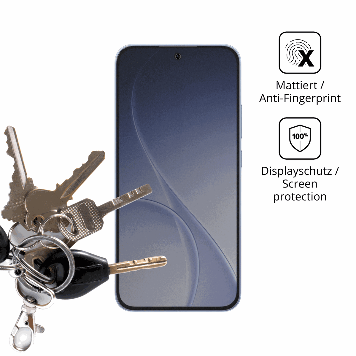 Blickschutzfolie für Oppo Reno15 F matt Schutzfolie Privacy