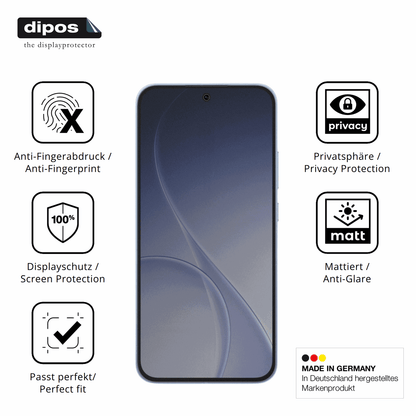 Blickschutzfolie für Oppo Reno15 F matt Schutzfolie Privacy
