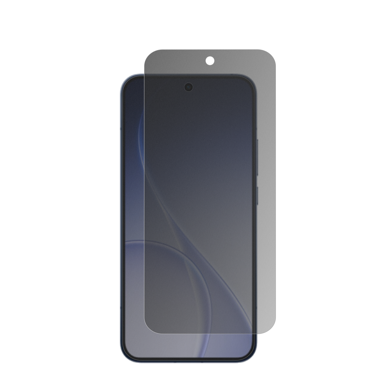 OppoReno 15 Pro mit aufgebrachtem dipos Displayschutz, der seitliche Einblicke blockiert
