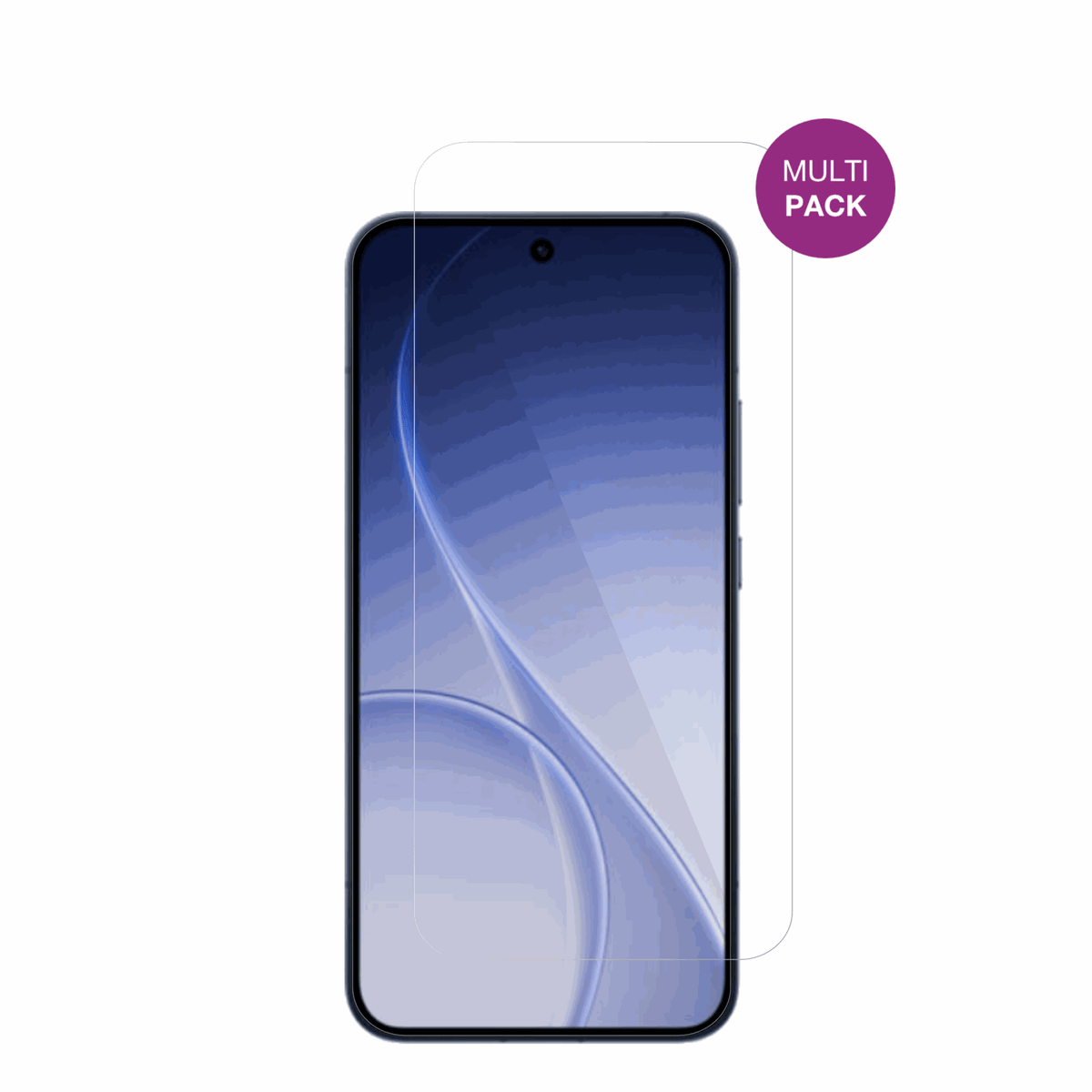 OppoReno 15 Pro mit aufgebrachter dipos Displayschutzfolie, glasklare Darstellung ohne Einschränkungen