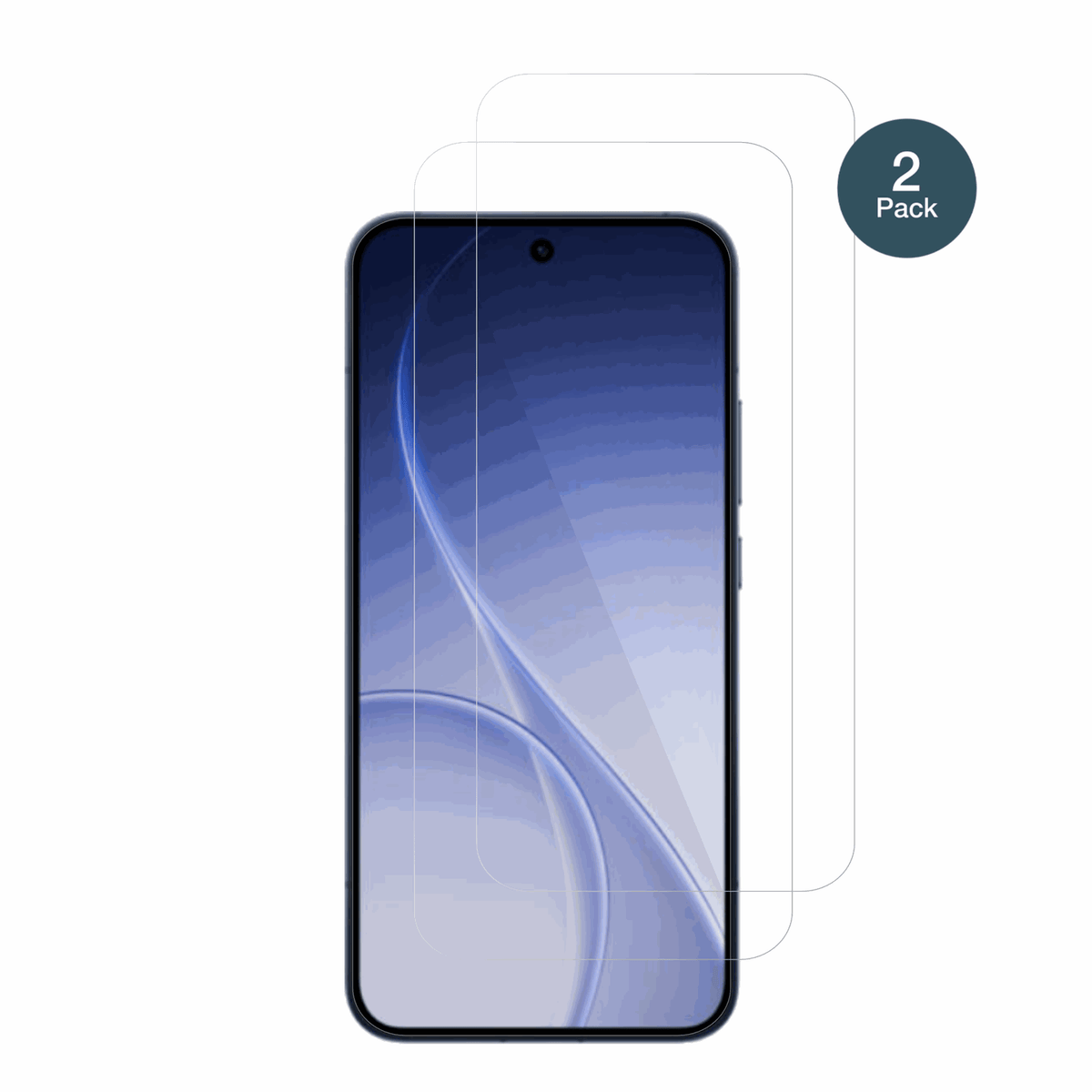 OppoReno 15 Pro mit aufgebrachter dipos Flex Schutzfolie, glasklare Darstellung ohne Einschränkungen