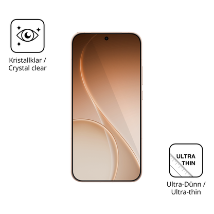 Dünne und klare Folie passend zugeschnitten für Oppo Reno 15 FS