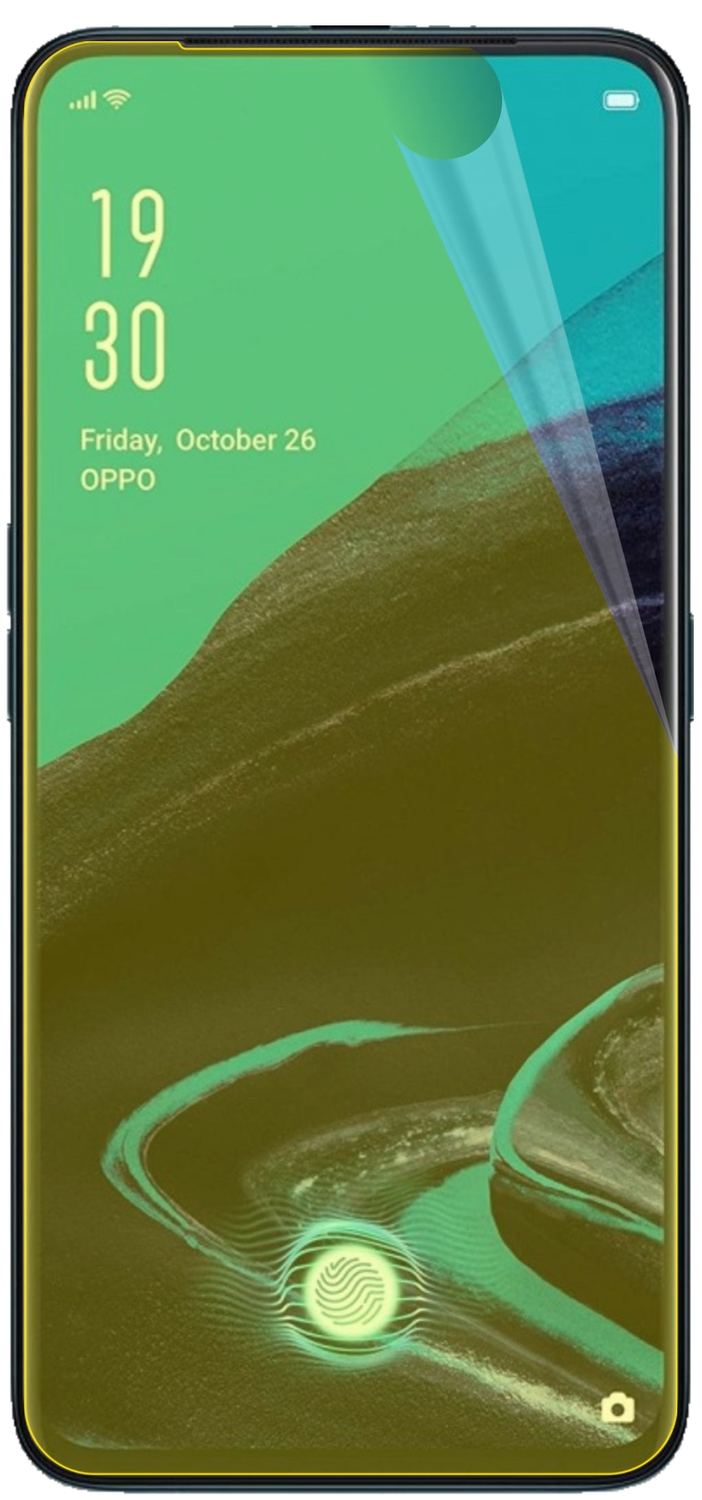 3x 3D Full Cover Schutzfolie für Oppo Reno2 Z
