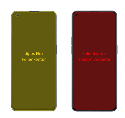 3x 3D Full Cover Schutzfolie für Oppo Reno 6 5G