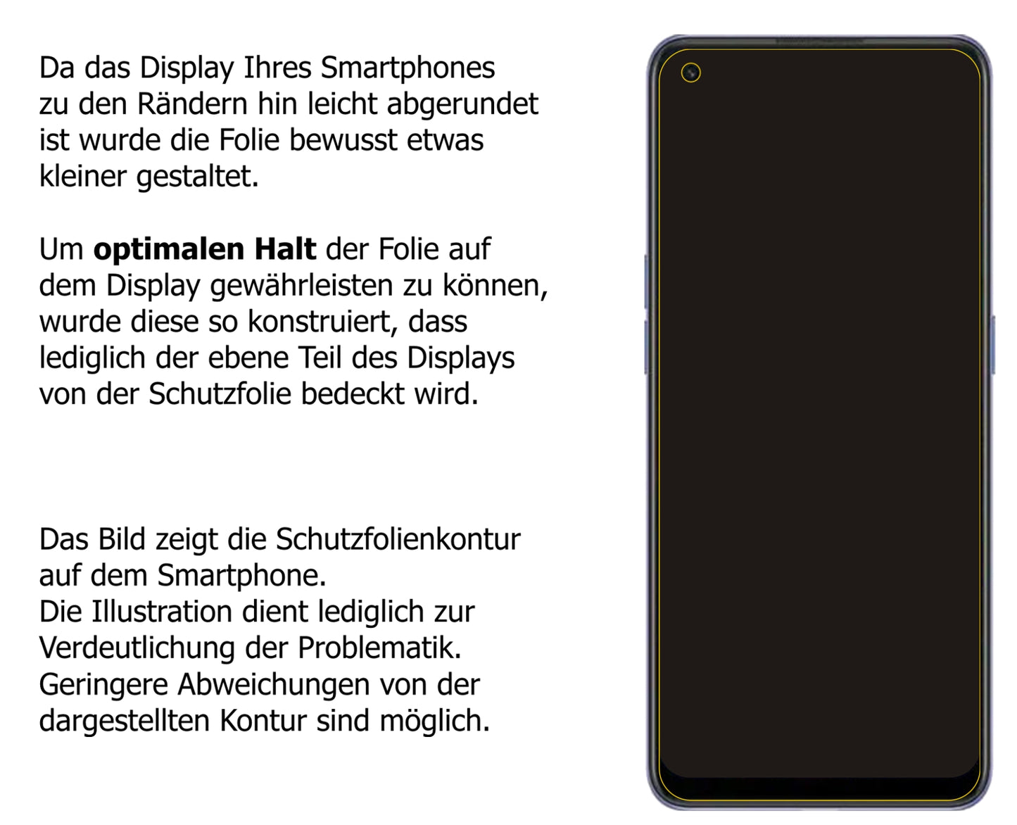 1x Schutzfolie klar für Oppo Reno 7 SE Display-Schutzfolie
