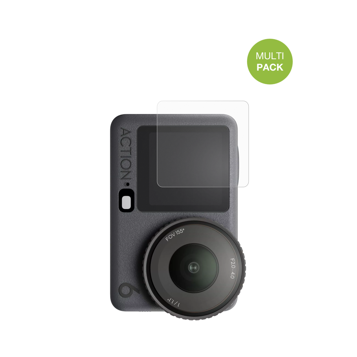 osmoaction 6 mit aufgebrachter dipos Displayschutzfolie, die lästige Fingerabdrücke minimiert