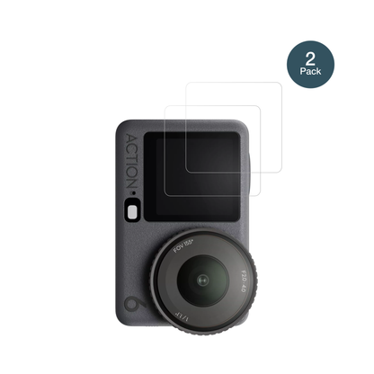 osmoaction 6 mit aufgebrachter dipos Flex Schutzfolie, glasklare Darstellung ohne Einschränkungen