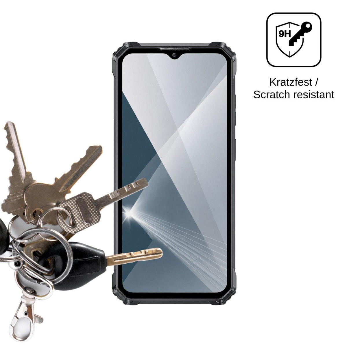 2x 9H Schutzfolie für Oukitel G1S Panzerfolie