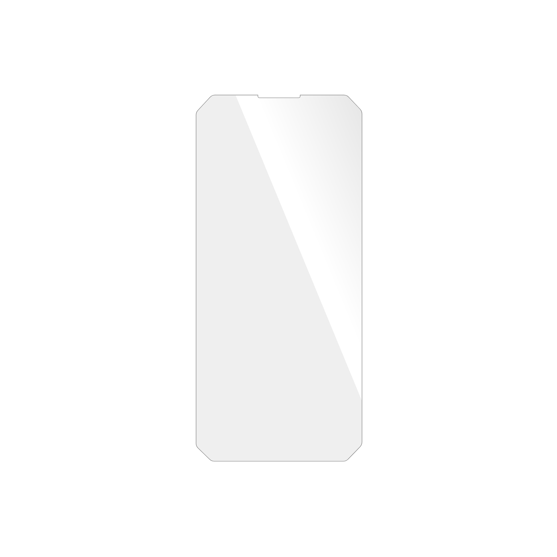 dipos Displayschutz für Oukitel G7, transparente Oberfläche, geringe Dicke und perfekte Passform