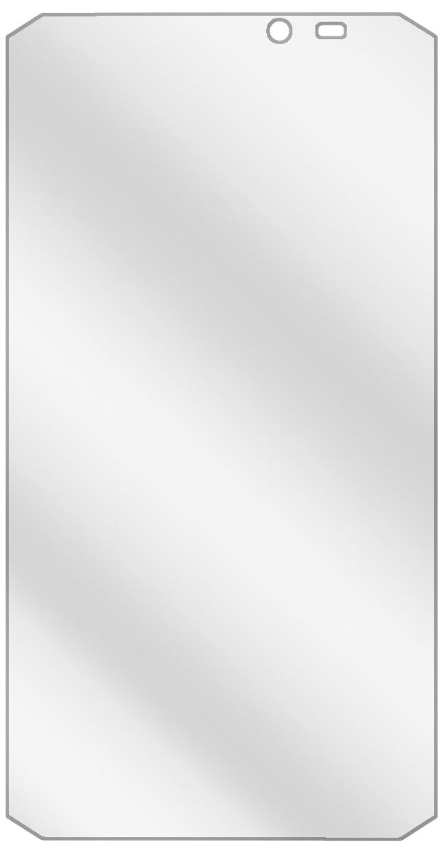 dipos Displayschutz für Oukitel K10000 Max, transparente Oberfläche, geringe Dicke und perfekte Passform