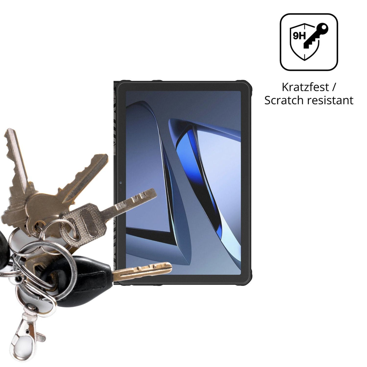dipos Displayschutz für Oukitel RT10 Industry, mattierte Oberfläche, robuste Festigkeit und perfekte Passform