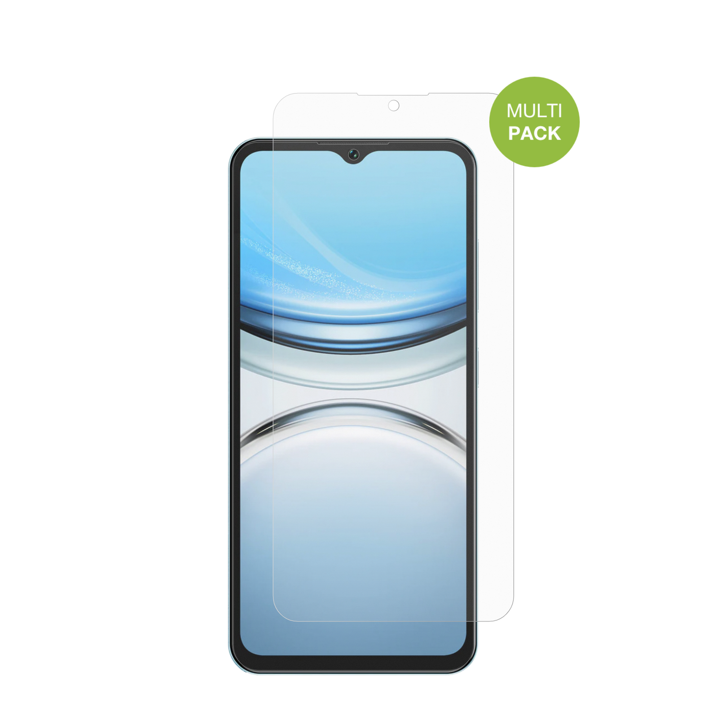 OukitelC2 mit aufgebrachter dipos Displayschutzfolie, die lästige Fingerabdrücke minimiert