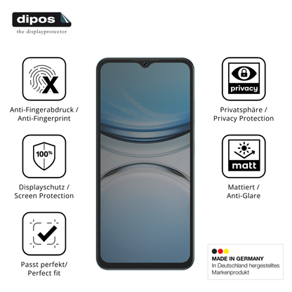 Privatsphäre-Schutz durch Sichtschutz-Folie passend zugeschnitten für Oukitel C2