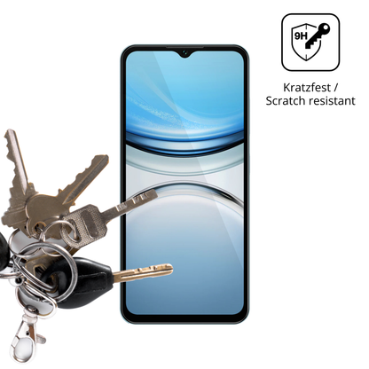 dipos Displayschutz für Oukitel C2, transparente Oberfläche, perfekte Passform auch für die Rundungen