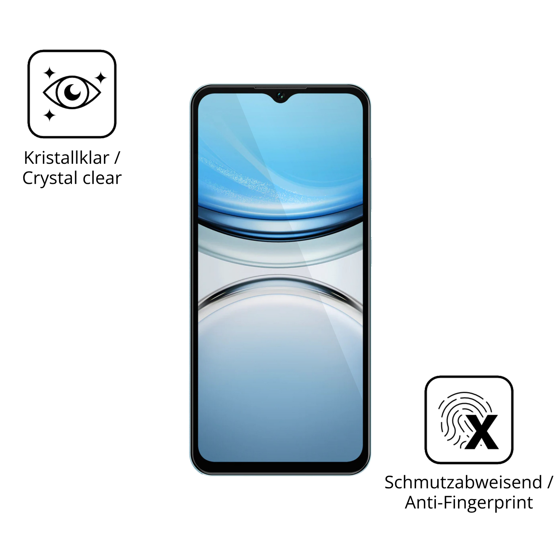 Flexible TPU-Folie passend zugeschnitten für Oukitel C2, vollständige Abdeckung