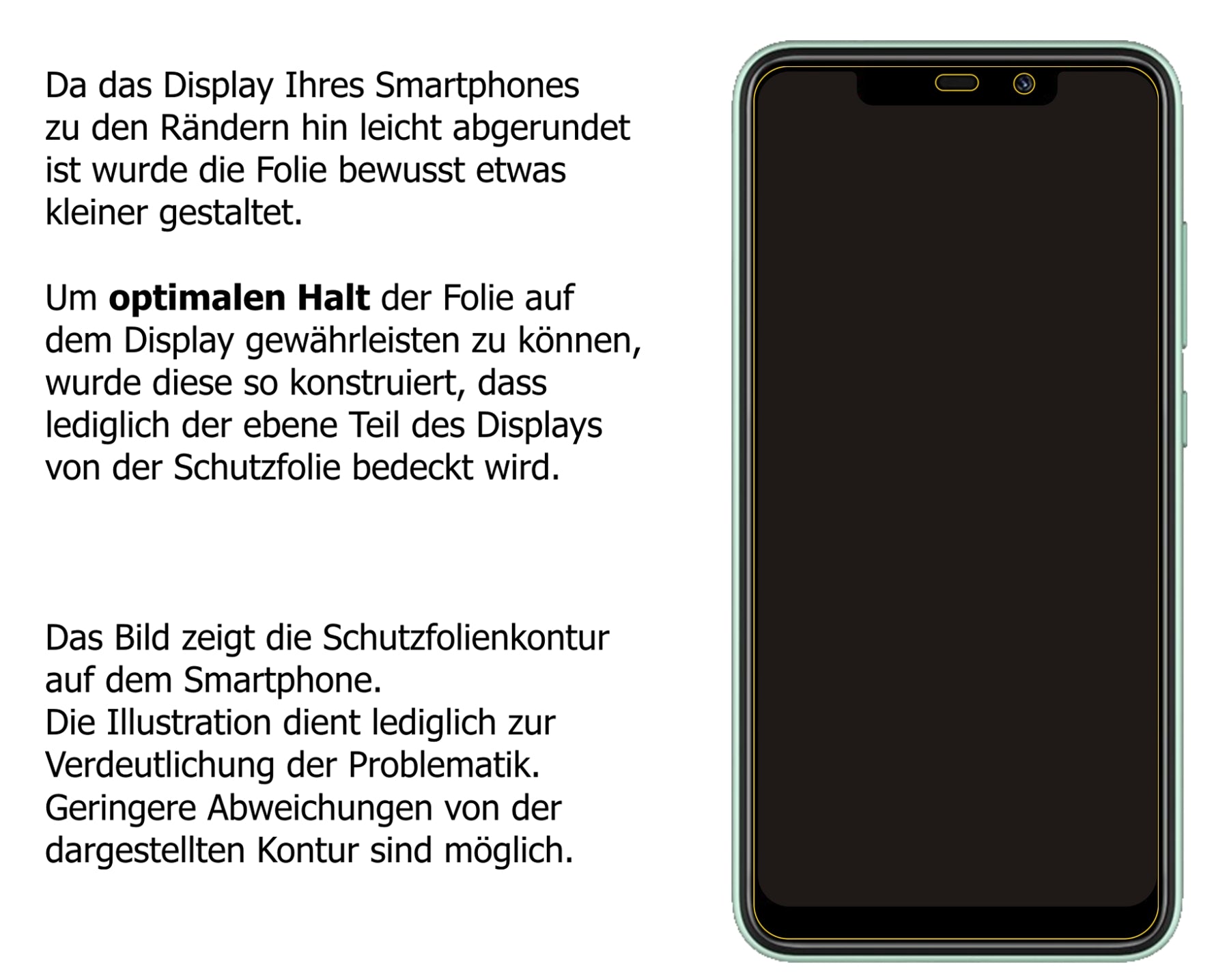 Privatsphäre-Schutz durch Sichtschutz-Folie passend zugeschnitten für Oukitel C22
