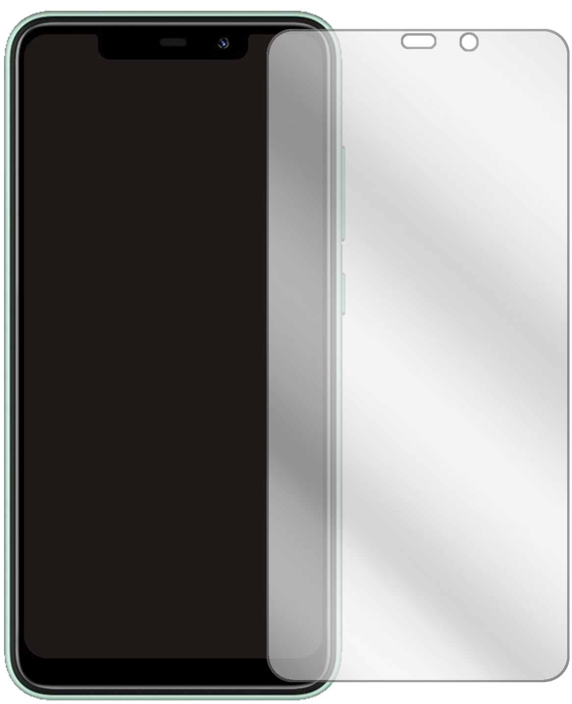 5x Schutzfolie klar für Oukitel C22 Display-Schutzfolie