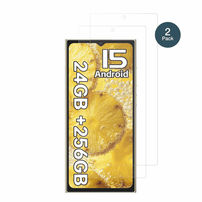 OUKITELC62 Pro mit aufgebrachter dipos Panzerfolie, die lästige Fingerabdrücke minimiert