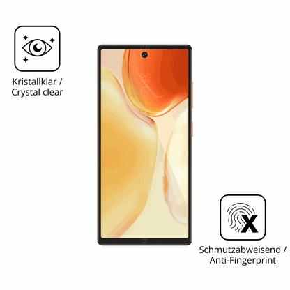 2x 9H Schutzfolie für Oukitel C66 Panzerfolie