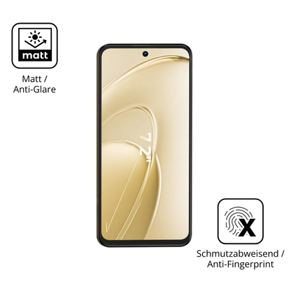 Dünne und entspiegelnde Folie passend zugeschnitten für Oukitel C68 Plus