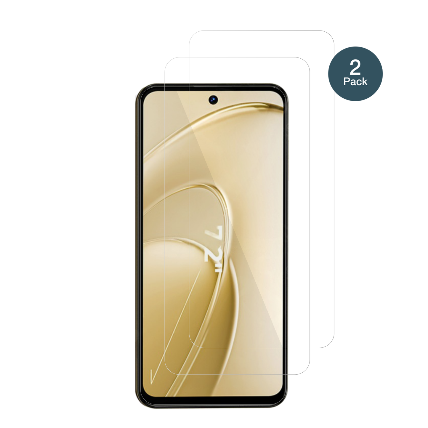 OukitelC68 Plus mit aufgebrachter dipos Flex Schutzfolie, glasklare Darstellung ohne Einschränkungen
