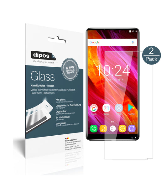 Perfekte Passform und ultimative Qualität: Unser 9H Panzerglas bietet Schutz für Oukitel-Mix 2